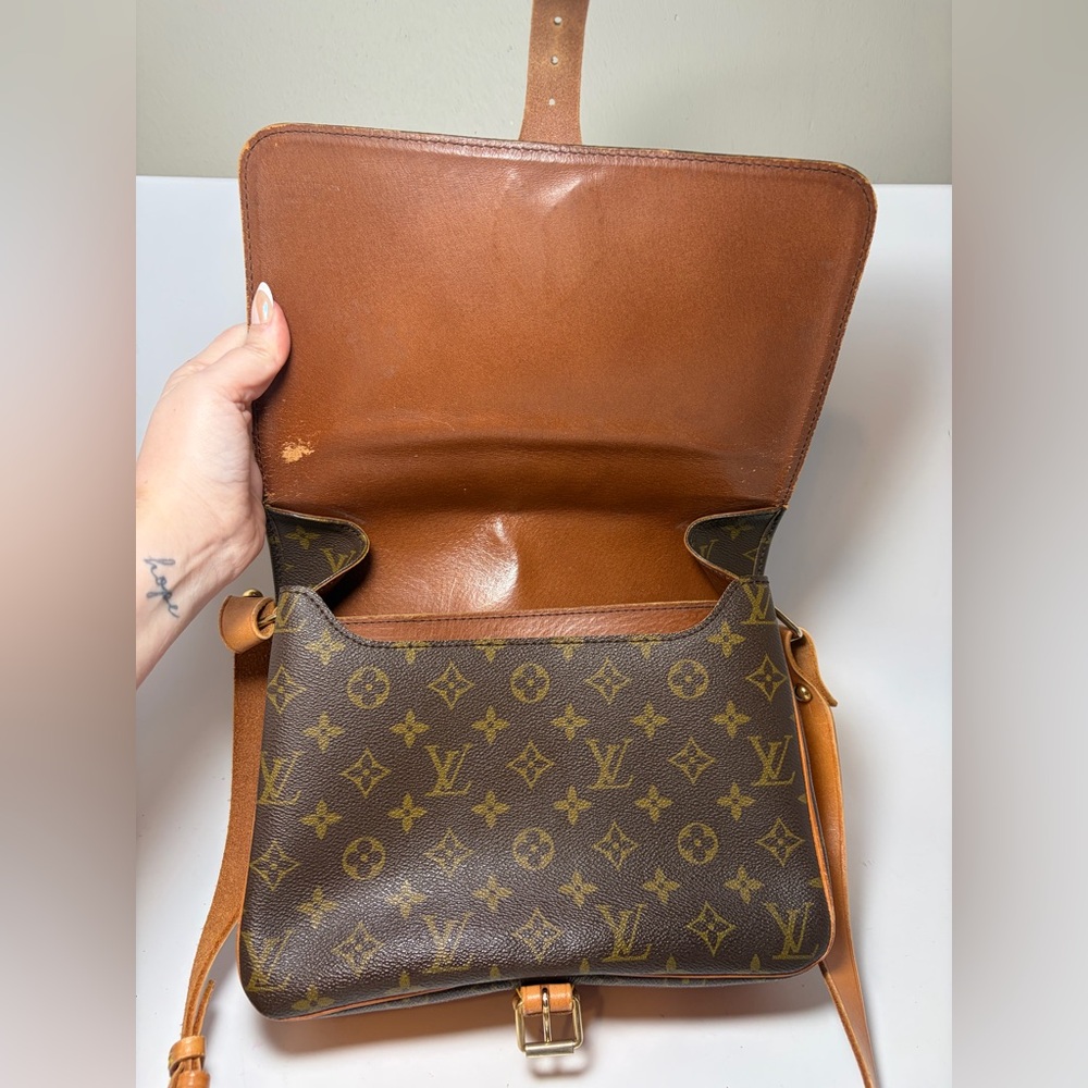 SOLD Louis Vuitton Cartouchière GM Monogram Crossbody - Picture 3 of 16